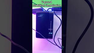 Vguard Stabilizer installation 32quot Led tv Stabilizer😱😱 [upl. by Didi]