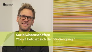 Sozialwissenschaften Womit befasst sich der Studiengang [upl. by Arraic]