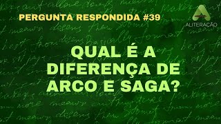 Pergunta 39  Qual é a diferença de Arco e Saga [upl. by Tyrone865]