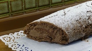 Schokolade Roulade Sahneschnitte [upl. by Aggappe474]