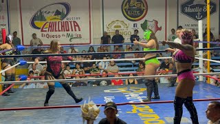 La Hiedra y Lady Flammer vs Faby Apache y Sexy Star [upl. by Allemrac]