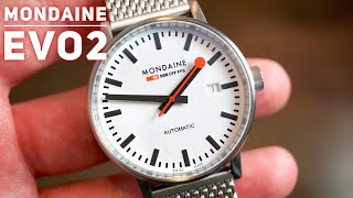 MONDAINE Evo2 Watch Review  Swiss Classic Watch [upl. by Johanna]