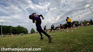 10 plays of Northwood defense vs Carrboro offense at Jack Shaner Football Jamboree  81123 [upl. by Aubrette346]