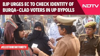 UP Polls BJP Flags Burqa Voters Samajwadi Party Says Cops Cant Check ID [upl. by Tricia]