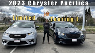 2023 Chrysler Pacifica eHybrid Limited vs Pacifica S Touring L [upl. by Chen]