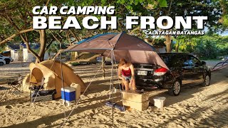 Car Camping at Ednas Beach amp Campsite Part 2 Calatagan Batangas  Sedan Camper Mirage G4 campingph [upl. by Llertal]