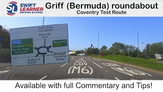 Griff Bermuda Park Roundabout  Coventry  Nuneaton Test Route [upl. by Kristan822]