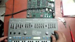 Roland MC202 does Aphex Twin [upl. by Aehcim674]