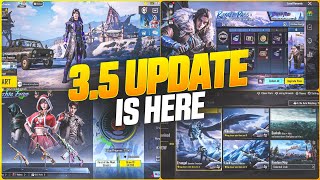 🤩 Finally 35 Update Is Here  New Achievements  A10 Royal Pass  How To Update 35 Pubgbgmi [upl. by Anyahc]