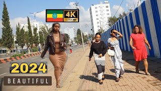 Beautiful Ethiopia  🇪🇹 Addis Ababa walking Tour 2024 [upl. by Sherri]