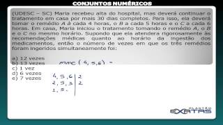 CONJUNTOS NUMÉRICOS  EXERCÍCIO  08 [upl. by Bradski]