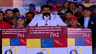 TVes  Pdte Maduro ofrece palabras de condolencias a Cermeño y anuncia plan jóvenes del barrio [upl. by Ylac]