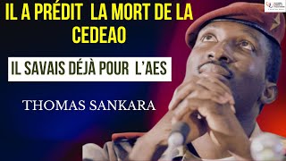 Sankara prédit la mort de la CEDEAO et la création de lAES [upl. by Brucie862]