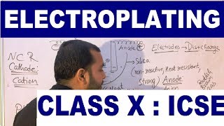 ELecTropLaTinG  Condition and Concept  Electrolysis 03  ICSE CLASS 10 CHEMISTRY [upl. by Drannek]