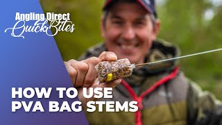 How To Use PVA Bag Stems  Carp Fishing Quickbite [upl. by Ikim]