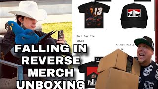 Falling In Reverse New Merch Unboxing fallinginreverse [upl. by Iamhaj]