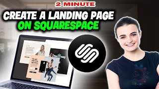 How to create a landing page on squarespace 2024 Quick amp Easy [upl. by Mauldon]