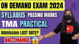 Nios on demand Examination full details syllabus  Passing Marks practical amp TMA  Exam Tips [upl. by Bullen]