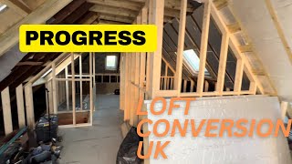 Unbelievable progress on this loft conversion internal fit out [upl. by Winston]