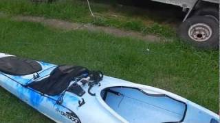 Kayak outriggers BCF and fishing equipment installmp4 [upl. by Seugirdor]