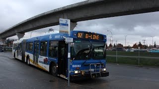 97 BLine Coquitlam Station  Timelapse [upl. by Herald]