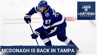 Back where he belongs Lightning bring Ryan McDonagh back to Tampa Bay in trade shocker [upl. by Wimsatt]