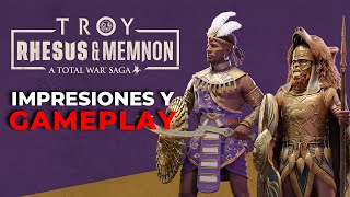 Total War Troy Rhesus amp Memnon Ya lo jugamos Impresiones y Gameplay [upl. by Maryanna]