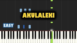 Samthing Soweto  Akulaleki ft Sha Sha DJ Maphorisa amp Kabza De Small  PIANO TUTORIAL by SAPiano [upl. by Lerad]