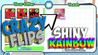 SHINY RAINBOW CUPCAKE  ROAD TO 100T GEMS  Pet Simulator X Trading Montage [upl. by Llemmart747]