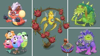 Faerie Island  All New Monsters Sounds amp Animations  My Singing Monsters [upl. by Gilus]