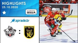 25102020  Highlights  Eisbären Regensburg vs Tölzer Löwen [upl. by Arev240]