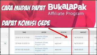 Cara mudah dapat komisi besar dari Bukalapak Affiliate Program [upl. by Everard]