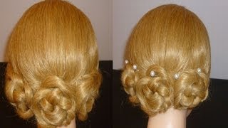 Schnelle und einfache 5 Minuten Frisuren SchuleUniArbeitFreizeitFLOWER HairstylesPeinados [upl. by Farmelo]