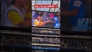 Rams Fan Girlfriend REJECTS HIS PROPOSAL and then gets slapped with NACHOS 😱 nojumper viralvideo [upl. by Acile]