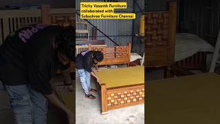 Our Teak wood cot assemblyFitting video [upl. by Attalie]