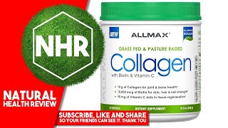 ALLMAX Nutrition Grass Fed amp Pasture Raised Collagen with 10000 mcg Biotin  90 mg [upl. by Adien841]