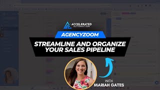 Agency Zoom Insurance Agency CRM  Streamline and Organize Sales Pipelines [upl. by Tamera]