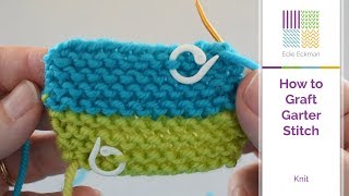 How to Graft Knit Garter Stitch [upl. by Larrabee899]