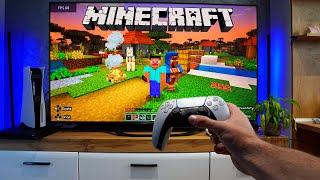 MINECRAFT On PS5  4K 60FPS POV Gameplay Impression [upl. by Camilla469]