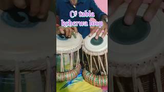 fast keherwa  c tabla loops  learn tabla  shortvideo youtubeshorts shorts tablastepbystep [upl. by Nosreh633]