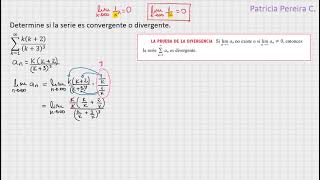 Capsula convergencia de series test de la divergencia [upl. by Carlin]