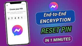 How To Reset End To End Encryption PIN On Messenger  Messenger PIN Reset [upl. by Adhamh]