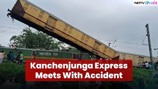 Kanchanjungha Express Meets With Accident In Darjeeling  NDTV Profit [upl. by Lavelle]