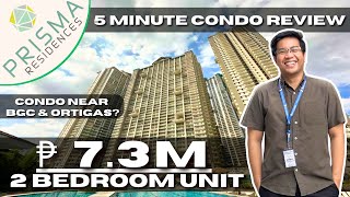 5 Minute Condo Review  2 Bedroom Unit  Prisma Residences dmcihomescondo [upl. by Tnilf]