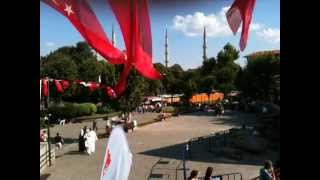 Muezzin ruft zum Gebet in Istanbul Hagia Sophia [upl. by Erodroeht766]