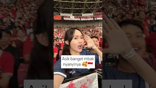 Srikandi Garuda asik banget nyanyinya 🥰🇮🇩 timnasindonesia [upl. by Dannica762]