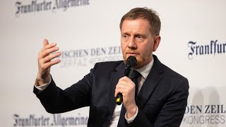 Kretschmer auf FAZKongress Niemals mit der AfD – aber lieber ohne „Brandmauer“ [upl. by Redfield]