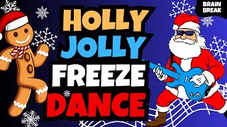 Christmas Freeze Dance Yoga  Christmas Brain Break  Winter Just Dance  Go Noodle Inspired [upl. by Edlin785]