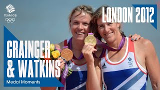 Katherine Grainger amp Anna Watkins  Double Sculls Gold  London 2012 Medal Moments [upl. by Farver]