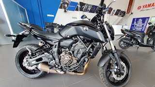 YAMAHA MT07 ABS 2023  Metal Black  Preço [upl. by Darooge570]